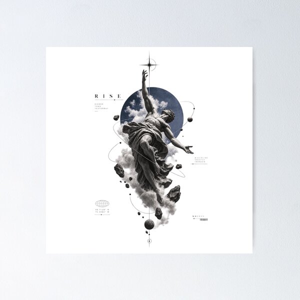 Item preview, Rise of the Titan — Classical Statue in the Clouds designed and sold by mari0n980.