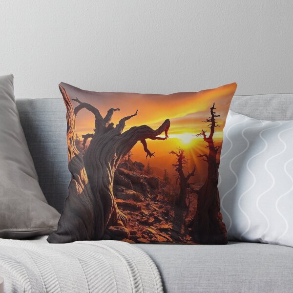 Item preview, Dramatic Sunset Ancient Trees Art designed and sold by IntelliMindDesigns.