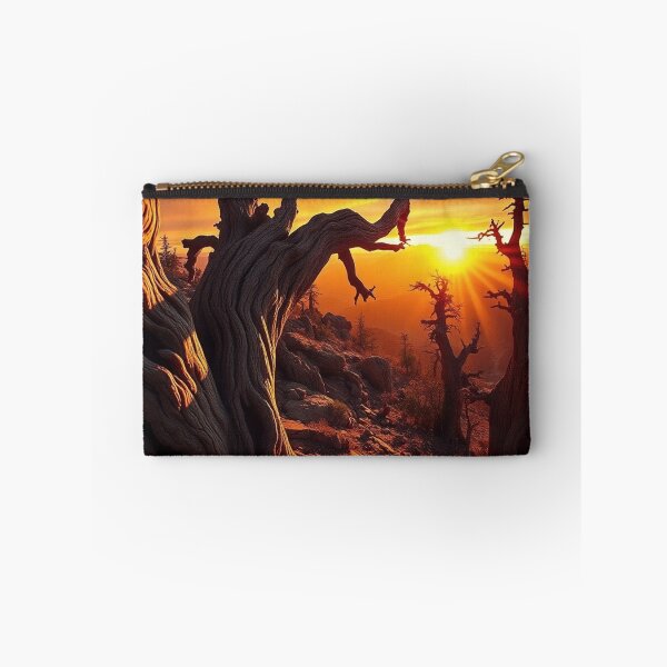 Item preview, Dramatic Sunset Ancient Trees Art designed and sold by IntelliMindDesigns.