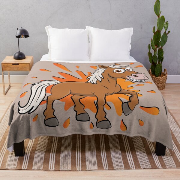 Item preview, A cartoon drawing of an Abu' Ourquob horse designed and sold by Cheval-de-coeur.