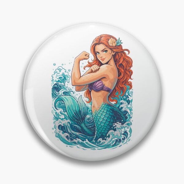 Item preview, Strong mermaid: Mermaid tenses muscles designed and sold by Pineapple-Tree.