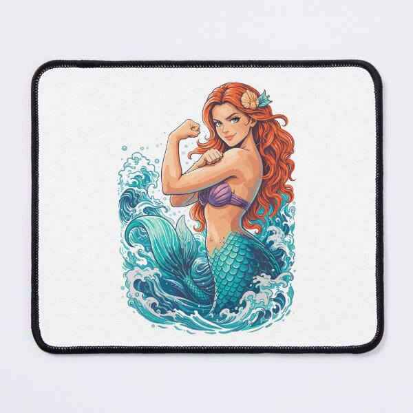 Item preview, Strong mermaid: Mermaid tenses muscles designed and sold by Pineapple-Tree.