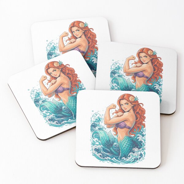 Item preview, Strong mermaid: Mermaid tenses muscles designed and sold by Pineapple-Tree.