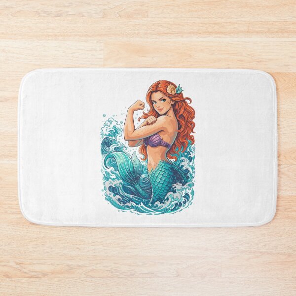 Item preview, Strong mermaid: Mermaid tenses muscles designed and sold by Pineapple-Tree.