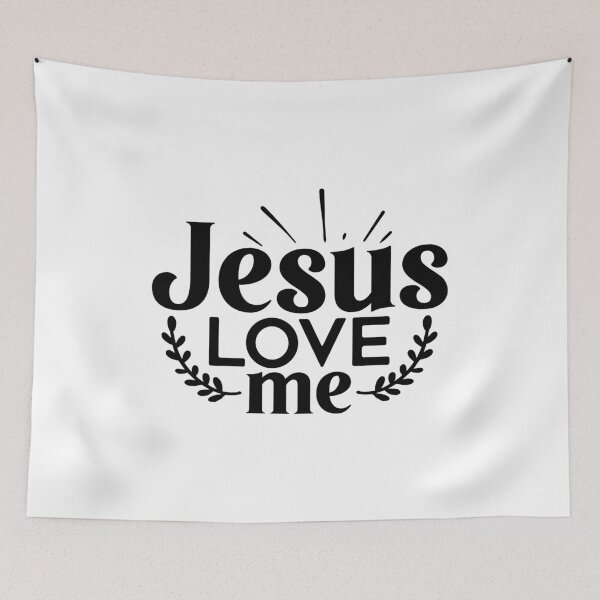 Item preview, Jesus Love Typography Graphic designed and sold by interdesigner.