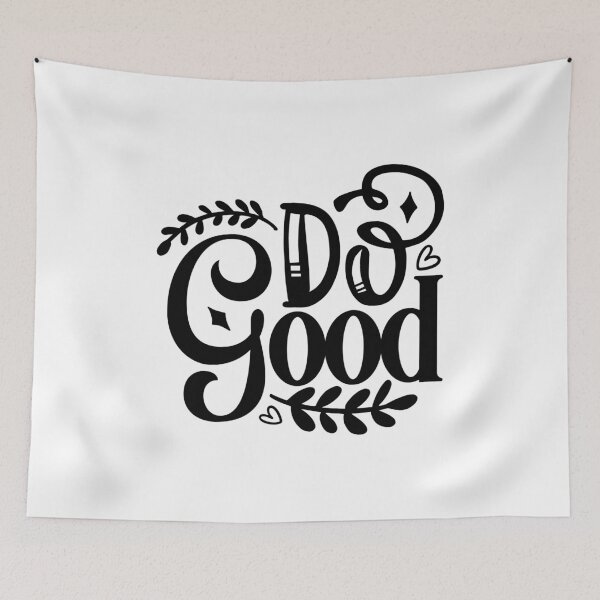 Item preview, "Do Good" Typography Graphic designed and sold by interdesigner.