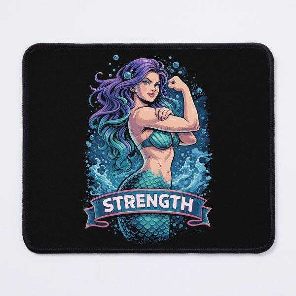 Item preview, Strong Mermaid Shows Off Biceps: Strength Mermaid designed and sold by Pineapple-Tree.
