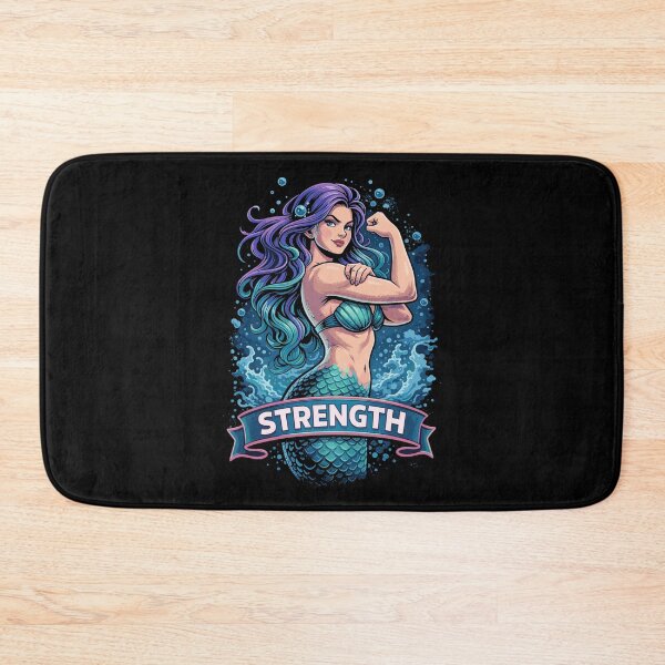 Item preview, Strong Mermaid Shows Off Biceps: Strength Mermaid designed and sold by Pineapple-Tree.