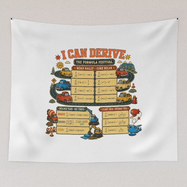 Item preview, I can Derive Formula Festival  designed and sold by ForestaMath.