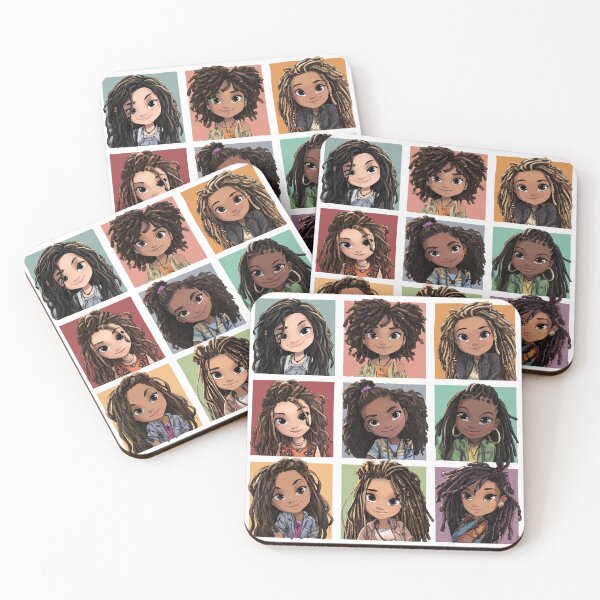 Artikelvorschau, Lovely Girl Squares entworfen und verkauft von RichardRags.