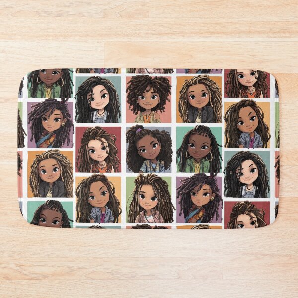 Item preview, Lovely Girl Squares designed and sold by RichardRags.