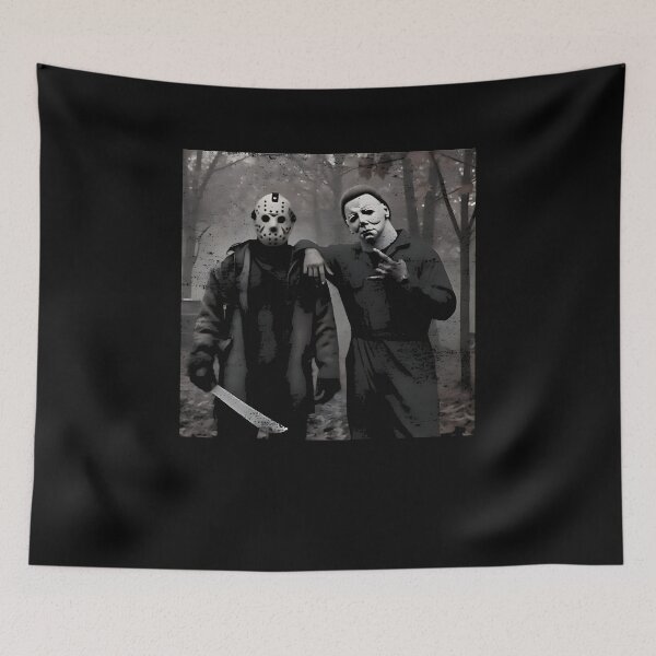 Item preview, Jason Voorhes Michael Myers Shirt Funny Halloween Horror Movie Characters M4536 designed and sold by cortezbarronvv.