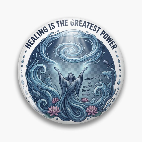 Item preview, Water Healer Spirit Moonlight Eastern Spiritual Fantasy designed and sold by LunaMarkos.