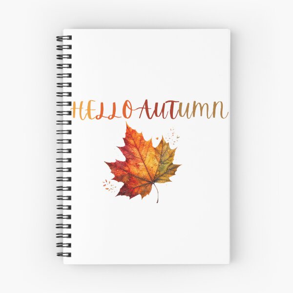 Item preview, HELLO AUTUMN WITH AUTUMN LEAF GRAPHICS FOR FALL SEASON. designed and sold by ZANU creativity.