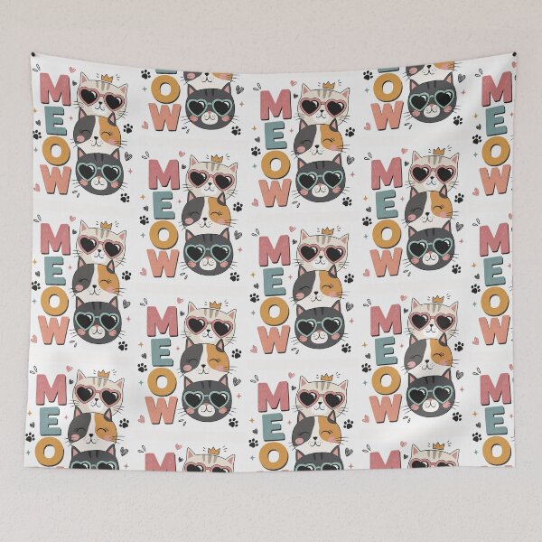 Item preview, Meow Royal Cool Cats designed and sold by RedSwagStore.
