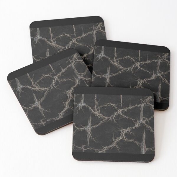 Item preview, Root Vein Network — Norse World Tree Pattern | Dark Mythic Surface designed and sold by OblivionRise.