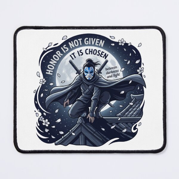 Item preview, Blue Masked Night Warrior Honor Eastern Fantasy Moon designed and sold by LunaMarkos.