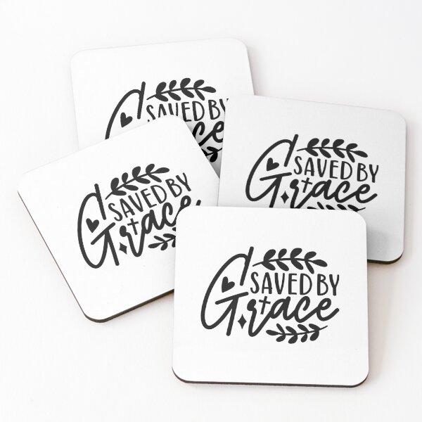 Item preview, Saved by Grace - Christian Calligraphy designed and sold by interdesigner.