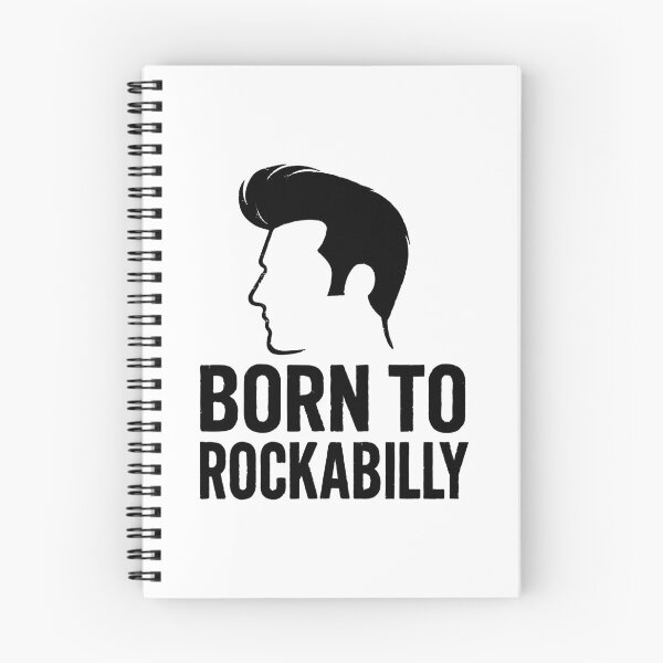 Item preview, Born to Rockabilly – Pompadour Silhouette designed and sold by Pineapple-Tree.