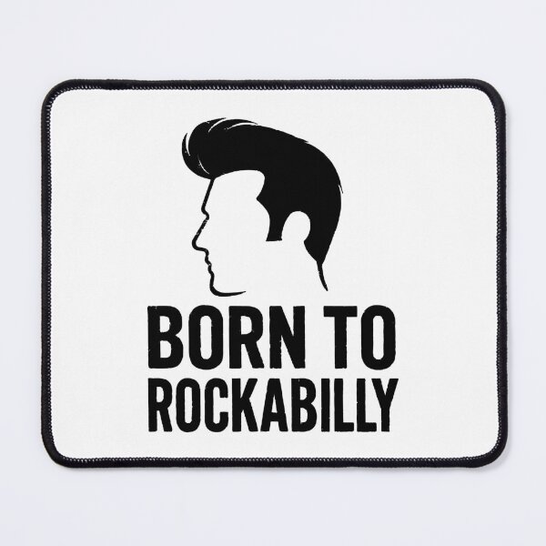 Item preview, Born to Rockabilly – Pompadour Silhouette designed and sold by Pineapple-Tree.