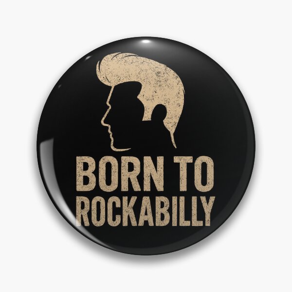 Artikelvorschau, Born to Rockabilly – Pompadour Silhouette entworfen und verkauft von Pineapple-Tree.