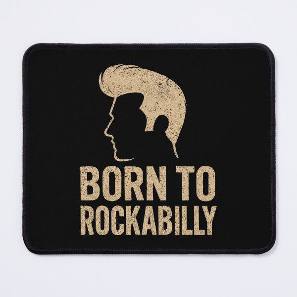 Item preview, Born to Rockabilly – Pompadour Silhouette designed and sold by Pineapple-Tree.