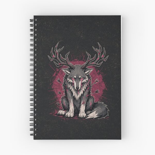 Item preview, Wounded Antler Wolf Dark Gothic Art designed and sold by Pure Craft.