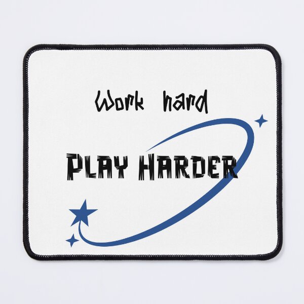 Item preview, Work hard Play Harder designed and sold by Caris Clothing.
