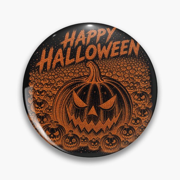 Item preview, Halftone pumpkin pattern  designed and sold by PrestonSquires.