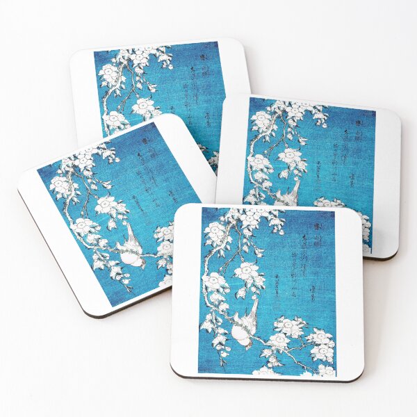 Item preview, Pastel Cyan Cherry Blossom and Bird designed and sold by studio-koichiro.