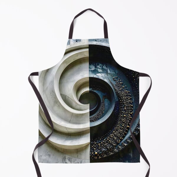 Item preview, Symmetrical Spiral Design in Gray Stone designed and sold by Vicky Brago-Mitchell®.