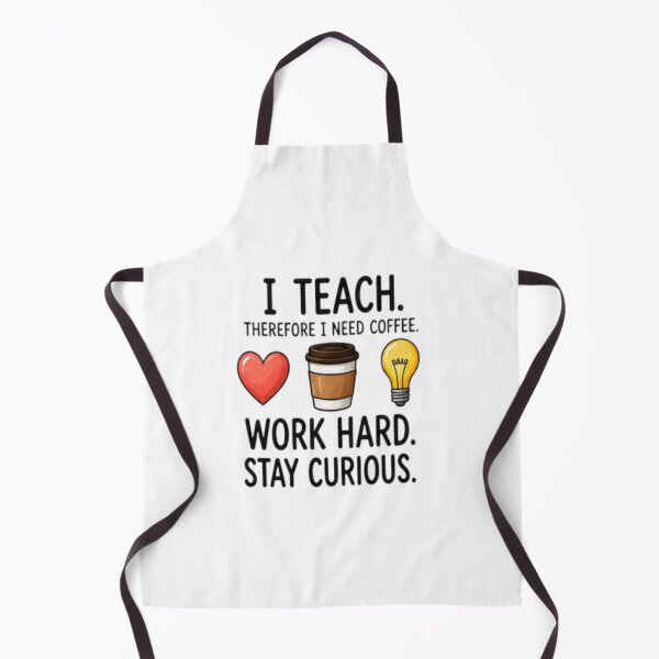 Item preview, I Teach Therefore I Need Coffee — Funny Teacher Coffee Gift designed and sold by Tipsy24.