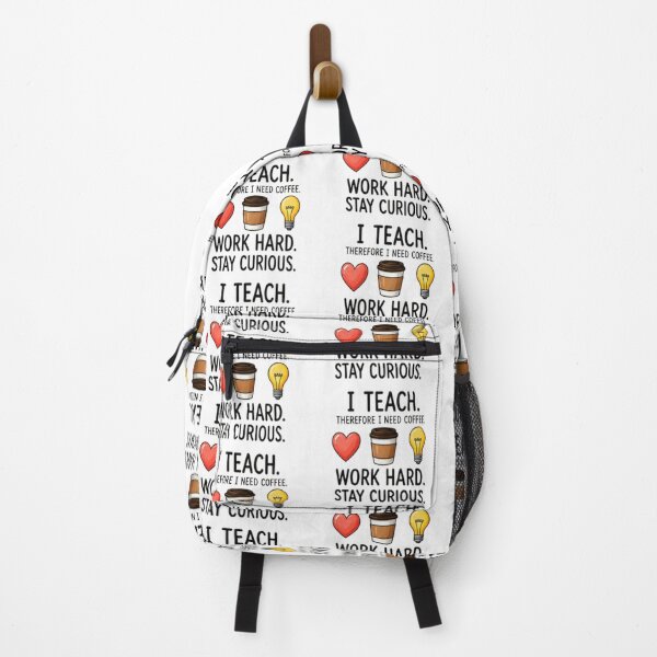 Item preview, I Teach Therefore I Need Coffee — Funny Teacher Coffee Gift designed and sold by Tipsy24.
