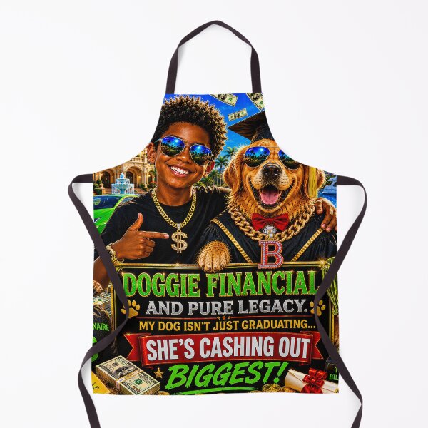 Item preview, Doggie Financial — ¡Ella está obteniendo el mayor beneficio! designed and sold by New Wave Artworks & Odds &Ends.