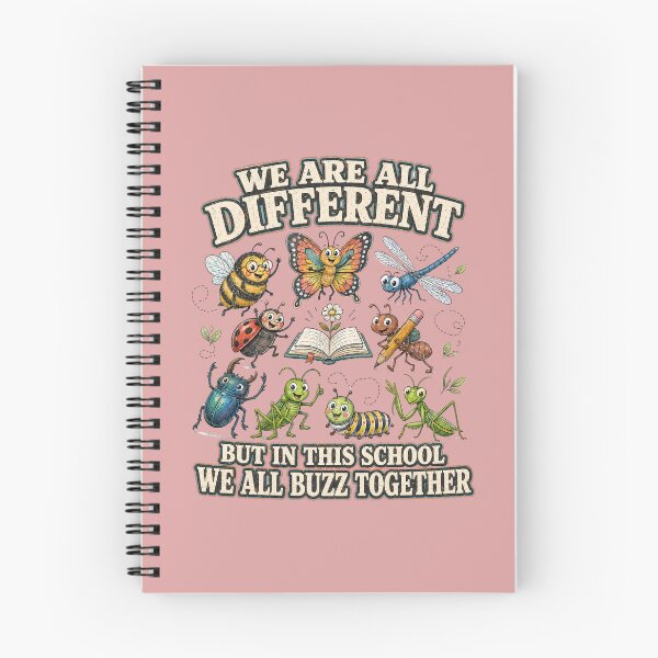Item preview, We Are All Different – Funny Insects School T-Shirt designed and sold by NinaCreator.