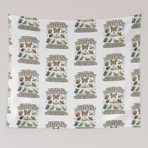 Item preview, We Are All Different – Funny Insects School T-Shirt designed and sold by NinaCreator.
