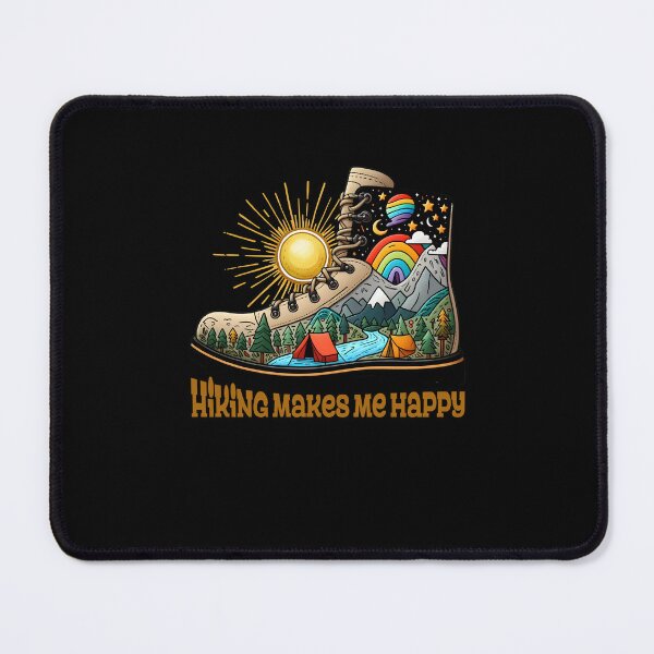 Item preview, Hiking Make Me Happy, Hiking Boots Guide Gifts for Nature Lover designed and sold by MalwasBasket.