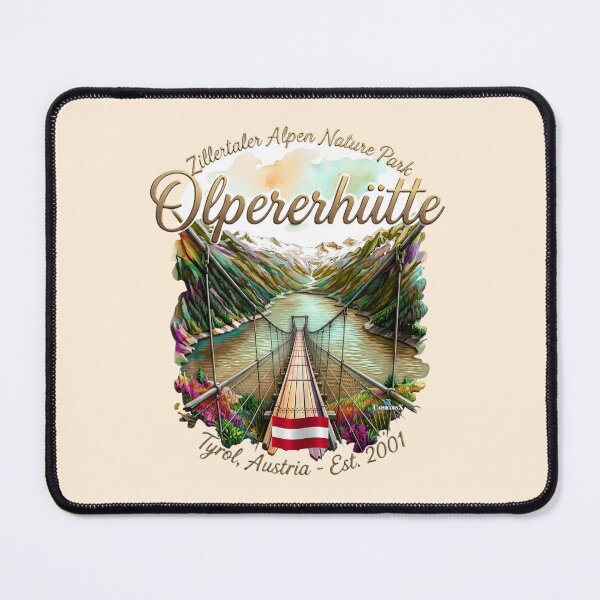 Item preview, Vintage Olpererhutte Travel Art designed and sold by EvergreenPark - Tee Studio.