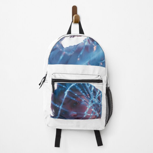 Item preview, Glowing Blue Shattered Glass Shattered Glass Cyberpunk Portrait designed and sold by LC&LCPlatform.