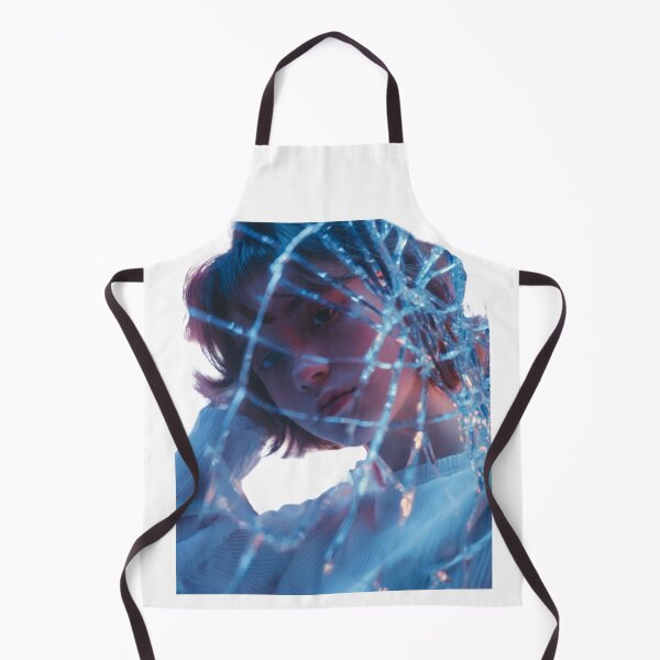 Item preview, Glowing Blue Shattered Glass Shattered Glass Cyberpunk Portrait designed and sold by LC&LCPlatform.