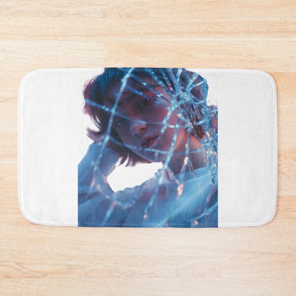Item preview, Glowing Blue Shattered Glass Shattered Glass Cyberpunk Portrait  designed and sold by LC&LCPlatform.