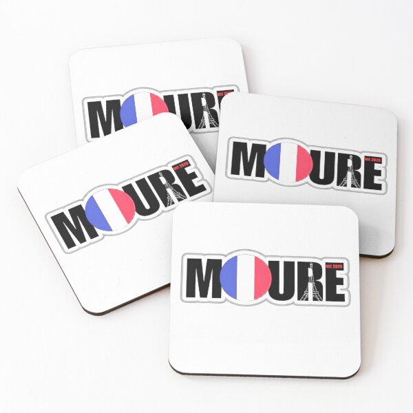 Item preview, MOURE Paris France Flag - Minimalist French Typography designed and sold by Mourest.