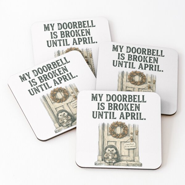 Item preview, My Doorbell Is Broken Until April designed and sold by SignumShop.