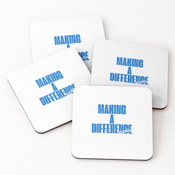 Item preview, Making A Difference Every Day Inspirational Teacher Social Worker designed and sold by LuxocaDesigns24.