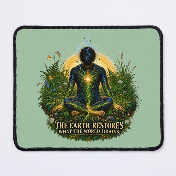 Item preview, The Earth Restores What Life Drains — Nature Recharge designed and sold by WakeUpByLP.