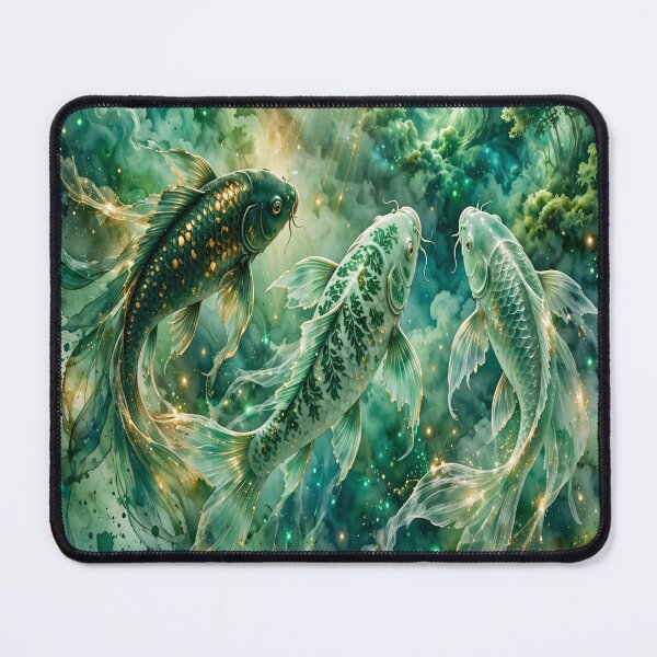 Item preview, Bosque Esmeralda - Koi de la Deriva Celestial designed and sold by PrettyCrypt.
