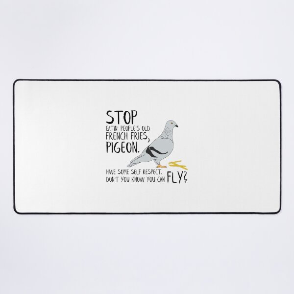 Item preview, Stop Pidgeon Tracy Morgan Quote – Funny Rock Saying Tee, Sticker & Art Print | Perfect Gift For You And Friends designed and sold by Ursa Major.
