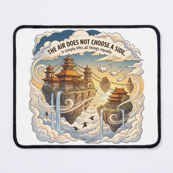 Item preview, Air Temple Floating Island Clouds Eastern Fantasy Landscape designed and sold by LunaMarkos.