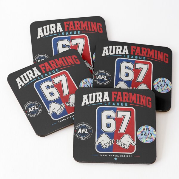 Item preview, Aura Farming League 67 – Professional Aura Farmer Sports Meme designed and sold by Boreal Apparel.