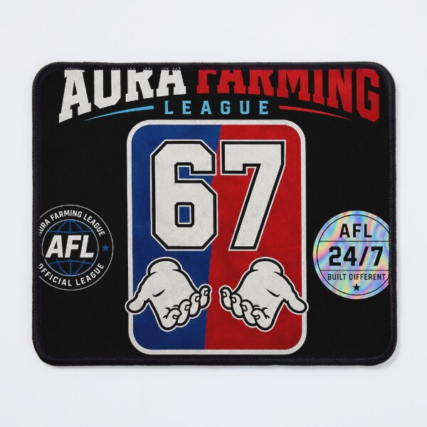 Item preview, Aura Farming League 67 – Professional Aura Farmer Sports Meme designed and sold by Boreal Apparel.